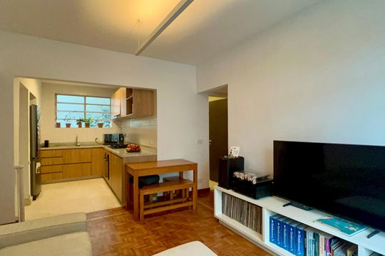 Sala de apartamento à venda com 2 quartos, 77m² em Jardim das Bandeiras, São Paulo