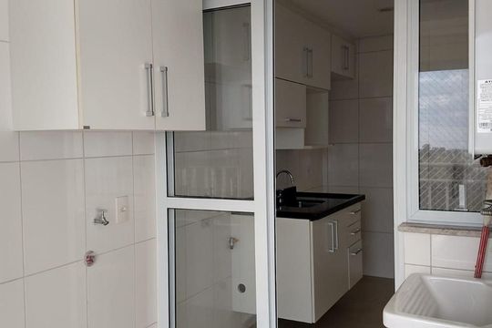 Área de serviço de apartamento para alugar com 2 quartos, 69m² em Parque Campolim, Sorocaba