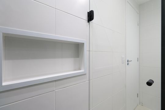 Banheiro  de apartamento para alugar com 1 quarto, 25m² em Pompeia, São Paulo