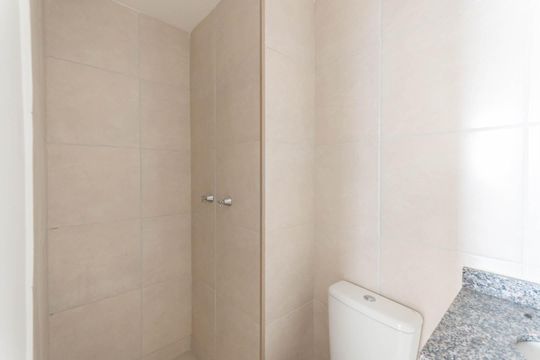 Banheiro de apartamento à venda com 3 quartos, 75m² em Santo Cristo, Rio de Janeiro