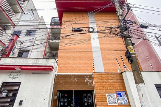 Fachada de apartamento para alugar com 2 quartos, 36m² em Vila Guilhermina, São Paulo