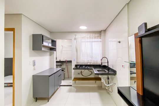 Sala de apartamento para alugar com 2 quartos, 36m² em Vila Guilhermina, São Paulo