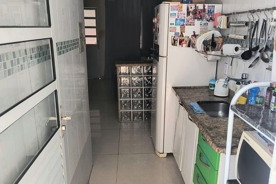 Cozinha de casa de condomínio à venda com 2 quartos, 75m² em Campo Grande, Rio de Janeiro