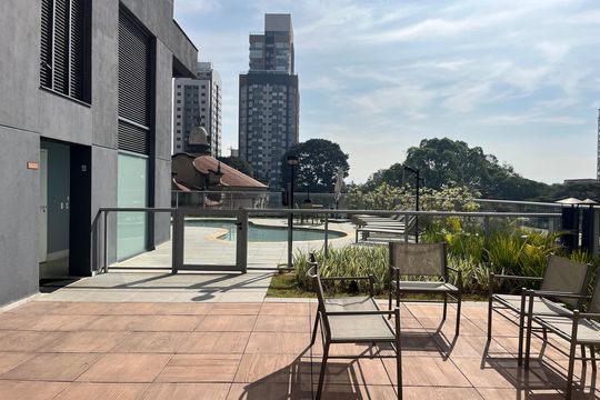 Área comum de apartamento para alugar com 3 quartos, 104m² em Água Branca, São Paulo
