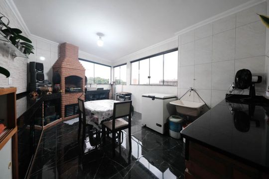 Área gourmet de casa à venda com 2 quartos, 100m² em Jardim Eliane, São Paulo