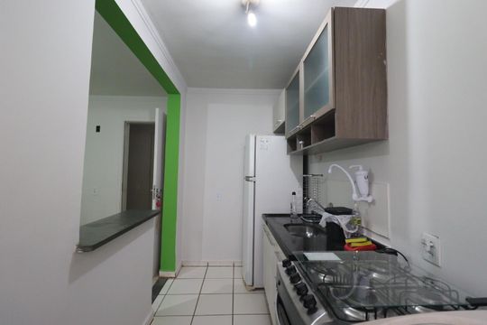 Cozinha de apartamento para alugar com 2 quartos, 50m² em Sumarezinho, Ribeirão Preto