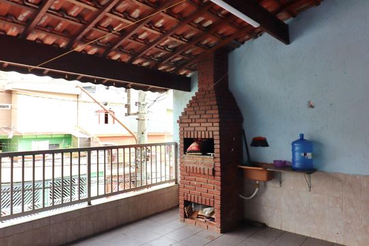 Churrasqueira de casa à venda com 4 quartos, 214m² em Jardim Independencia, São Bernardo do Campo