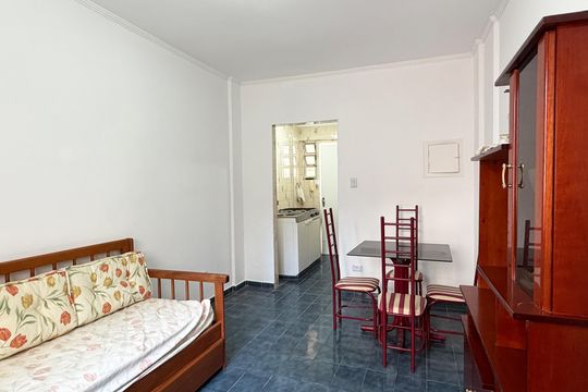 Studio de kitnet/studio para alugar com 1 quarto, 32m² em Gonzaga, Santos
