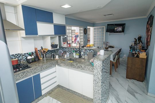 Cozinha  de casa à venda com 3 quartos, 120m² em Campo Grande, Rio de Janeiro