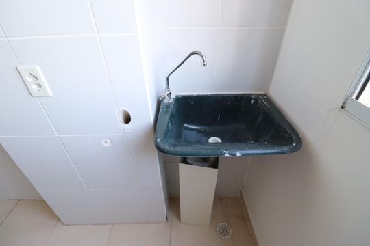 Cozinha  de apartamento para alugar com 2 quartos, 42m² em Jardim Heitor Rigon, Ribeirão Preto