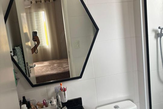 Banheiro de apartamento à venda com 3 quartos, 65m² em Vila Nova Cachoeirinha, São Paulo