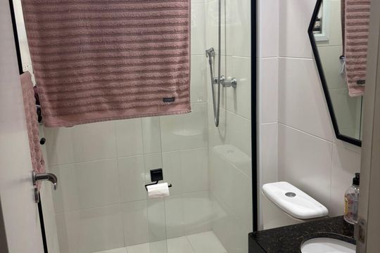 Banheiro de apartamento à venda com 3 quartos, 65m² em Vila Nova Cachoeirinha, São Paulo