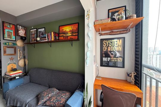 Sala de kitnet/studio à venda com 1 quarto, 28m² em Jardim da Gloria, São Paulo