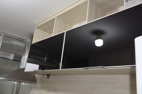 Cozinha e Área de Serviço de apartamento à venda com 2 quartos, 60m² em Vila Olinda, São Paulo