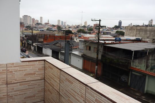 Varanda da Sala de apartamento à venda com 2 quartos, 60m² em Vila Olinda, São Paulo