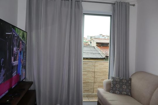 Sala de apartamento à venda com 2 quartos, 60m² em Vila Olinda, São Paulo