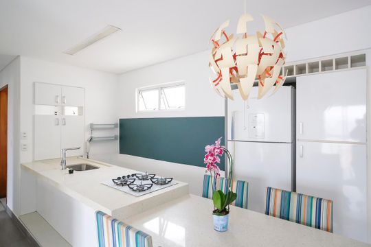 Cozinha de apartamento à venda com 2 quartos, 60m² em Santa Paula, São Caetano do Sul