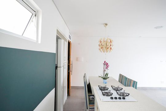 Cozinha de apartamento à venda com 2 quartos, 60m² em Santa Paula, São Caetano do Sul
