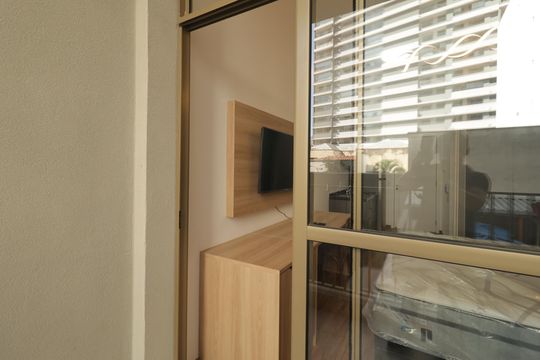 Varanda de kitnet/studio para alugar com 1 quarto, 26m² em Vila Mariana, São Paulo
