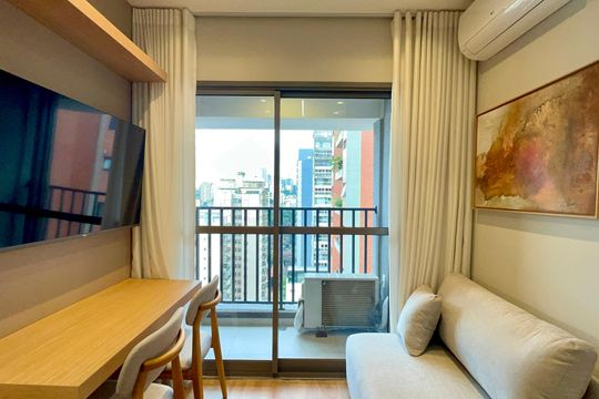 Sala de kitnet/studio para alugar com 1 quarto, 24m² em Pinheiros, São Paulo