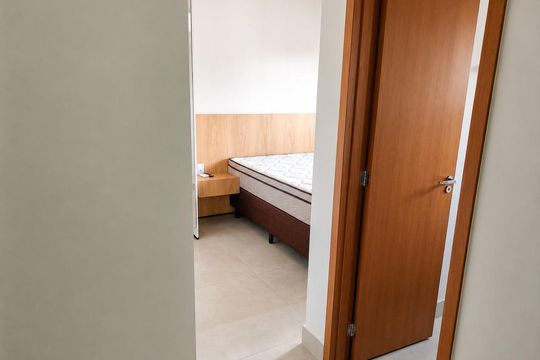 Suíte 1 de apartamento para alugar com 2 quartos, 74m² em Setor Pedro Ludovico, Goiânia