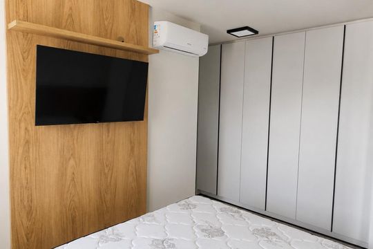 Suíte 1 de apartamento para alugar com 2 quartos, 74m² em Setor Pedro Ludovico, Goiânia