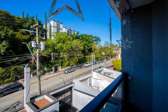 Varanda do quarto 1 de apartamento à venda com 3 quartos, 180m² em Vila Assunção, Santo André