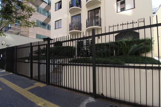 Fachada de apartamento à venda com 1 quarto, 45m² em Chácara Itaim, São Paulo