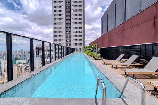 Área Comum de kitnet/studio para alugar com 1 quarto, 26m² em Pompeia, São Paulo