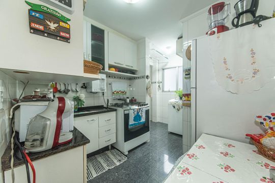 Cozinha de apartamento à venda com 2 quartos, 55m² em Centro Histórico de São Paulo, São Paulo