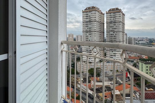Sacada - Suíte de apartamento à venda com 3 quartos, 83m² em Vila Goncalves, São Bernardo do Campo
