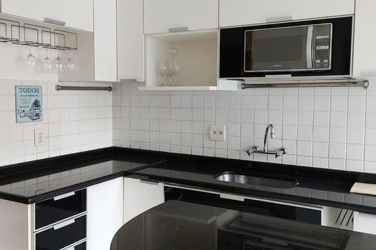 Cozinha de apartamento à venda com 2 quartos, 63m² em Freguesia (Jacarepaguá), Rio de Janeiro