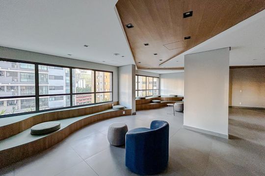 Área comum de apartamento para alugar com 1 quarto, 24m² em Vila Nova Conceição, São Paulo