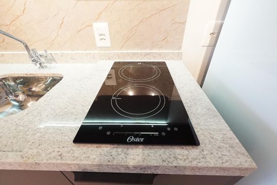 Cozinha de kitnet/studio para alugar com 1 quarto, 32m² em Sacoma, São Paulo