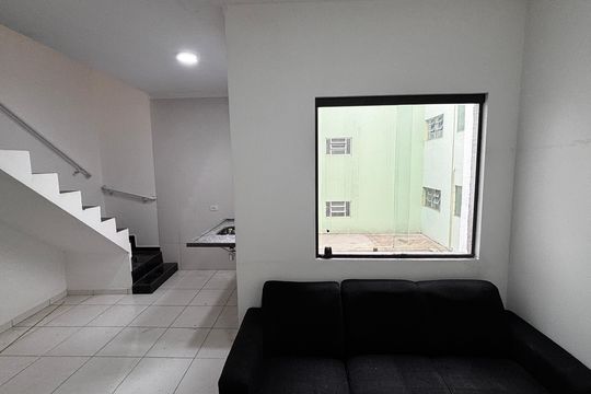 Sala de apartamento para alugar com 2 quartos, 94m² em Vila Valparaíso, Santo André