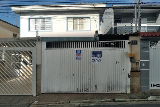 Fachada de casa à venda com 3 quartos, 158m² em Vila Isolina Mazzei, São Paulo