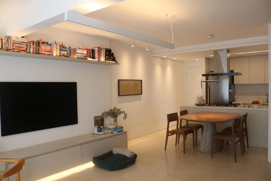 Sala de apartamento à venda com 2 quartos, 72m² em Pompeia, São Paulo