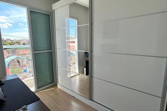 Quarto de apartamento para alugar com 2 quartos, 54m² em Jardim do Estádio, Santo André