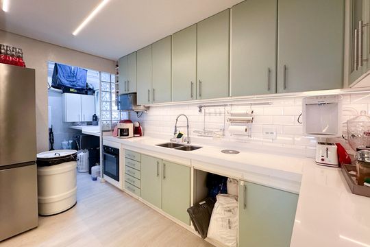 Cozinha de apartamento à venda com 3 quartos, 107m² em Jardim do Mar, São Bernardo do Campo