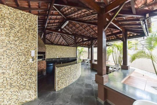 Área comum - Churrasqueira de apartamento à venda com 3 quartos, 107m² em Jardim do Mar, São Bernardo do Campo