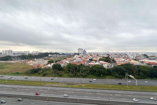 Vista da Sacada de apartamento à venda com 3 quartos, 107m² em Jardim do Mar, São Bernardo do Campo