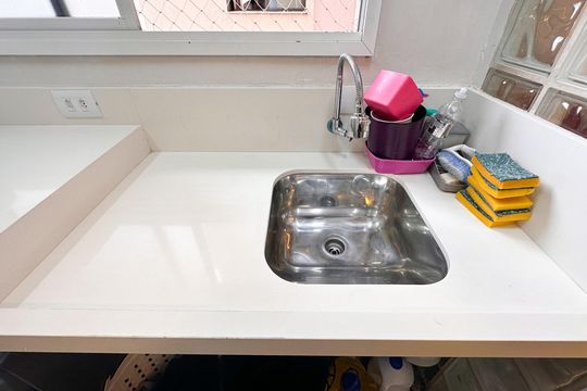 Área de Serviço de apartamento à venda com 3 quartos, 107m² em Jardim do Mar, São Bernardo do Campo