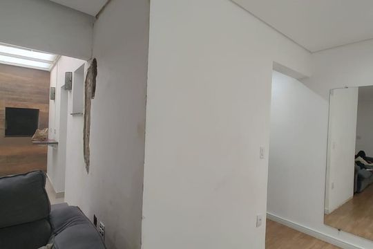 Sala de apartamento à venda com 3 quartos, 78m² em Vila Marina, Santo André