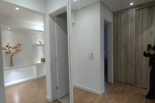 Sala de apartamento à venda com 3 quartos, 78m² em Vila Marina, Santo André
