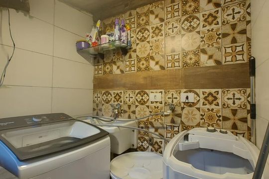 Área de serviço de apartamento à venda com 3 quartos, 78m² em Vila Marina, Santo André