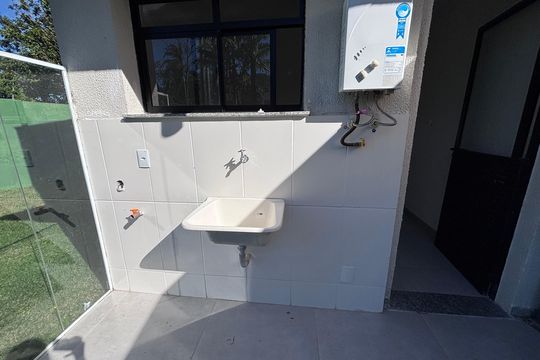 Área de Serviço de casa de condomínio à venda com 2 quartos, 65m² em Vargem Grande, Rio de Janeiro