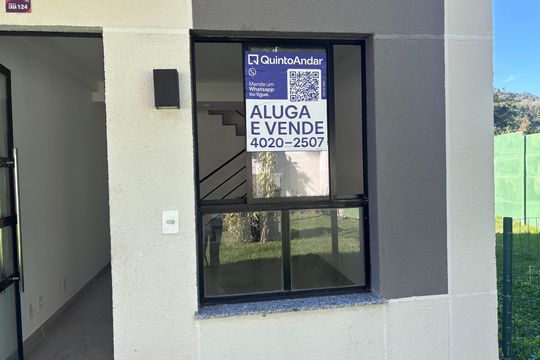 Fachada de casa de condomínio à venda com 2 quartos, 65m² em Vargem Grande, Rio de Janeiro