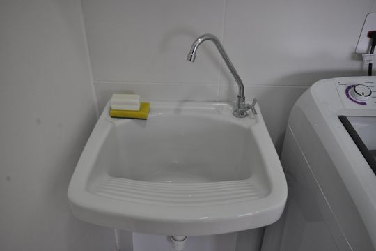 Área de Serviço de apartamento para alugar com 1 quarto, 30m² em Vila Gustavo, São Paulo
