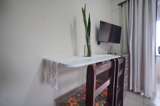 Sala de kitnet/studio para alugar com 1 quarto, 30m² em Saco Grande, Florianópolis
