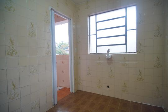 Cozinha de apartamento para alugar com 1 quarto, 35m² em Rondônia, Novo Hamburgo